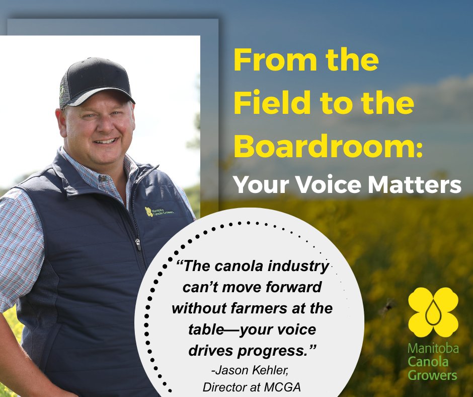“We need farmers. There’s a lot of work to do.”
Jason Kehler joined the MCGA Board to help build a stronger future for canola—and it starts with farmer voices at the table.
The 2025/26 MCGA Board election is coming up.
Nomination forms are available now:
🔗