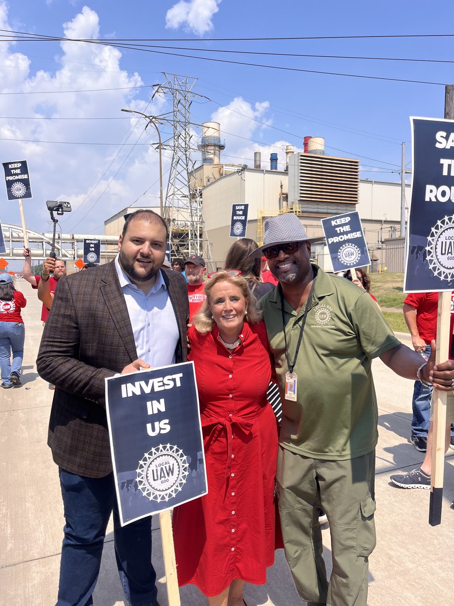 Rep. Debbie Dingell (@repdebdingell) on Twitter photo Joined UAW President Shawn Fain and UAW Local 600 members at the Keep the Promise Rally. Steel and aluminum are the backbone of the American economy and manufacturing. For generations, strong domestic industries have enabled the United States to lead globally. Protecting these Joined UAW President Shawn Fain and UAW Local 600 members at the Keep the Promise Rally. Steel and aluminum are the backbone of the American economy and manufacturing. For generations, strong domestic industries have enabled the United States to lead globally. Protecting these