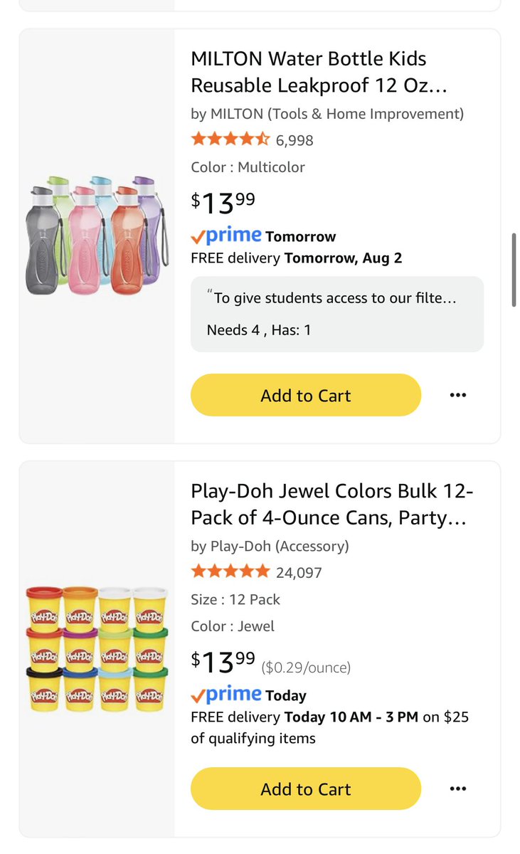 <a href="/jtshiffman/">Jennifer Turner</a> I have 2 groups of students with over 40 1st graders! ❤️ We’re a title 1 school of high poverty in Tampa, FL. I’m in need of flexible seating, basic supplies &amp; behavior rewards! #clearthelist @Amazon

amazon.com/hz/wishlist/ls…
