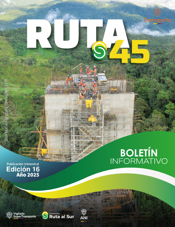 RutaalsurOfi's tweet photo. 📢 ¡Ya llegó! La Edición 16 de nuestro Boletín Trimestral Ruta 45 está lista para ti.
🚧  Léelo aquí y sé parte del camino hacia el desarrollo.
https://t.co/cayzICN7fz
#Ruta45 #AvanzamosJuntos #ConectandoRegiones https://t.co/1lV8iHxS0B