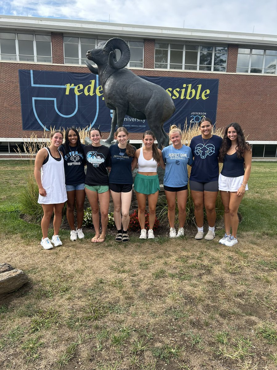 Welcome to our new freshman! 

MaryKate Armstrong 
Alyssa Bailey
Kalina Childers
Vanessa Harrity
Bailey Maloney
Amariah McKnight 
Abby Simmers
Ella Wheeler

Move in day went well! We are looking to forward to getting started on the field soon! Go Rams! <a href="/JeffersonRams/">Jefferson Rams 🐏</a>