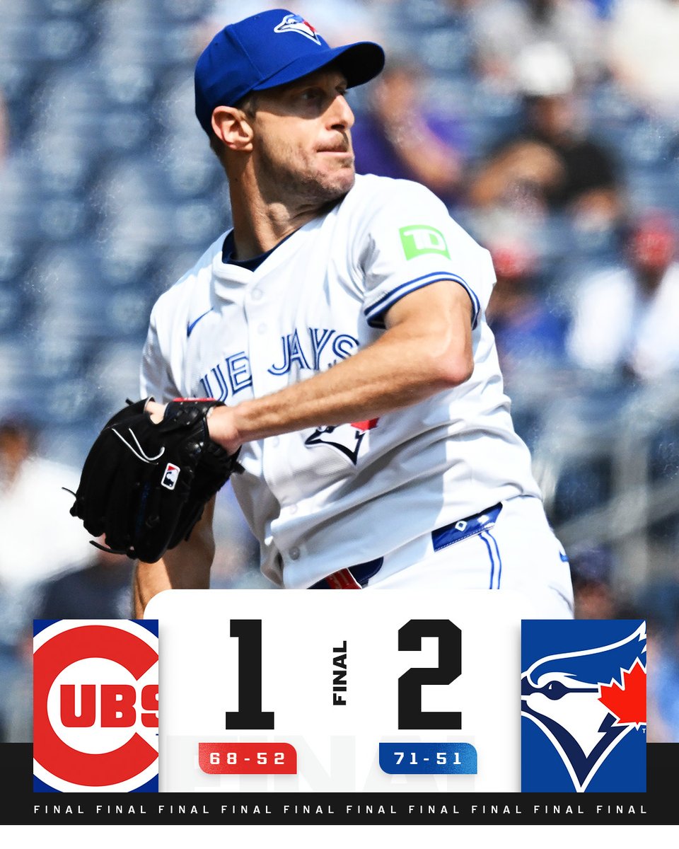 MLB (@mlb) on Twitter photo 7 strong innings from Max Scherzer and a clutch 2-run homer from Vladimir Guerrero Jr. help the <a href="/BlueJays/">Toronto Blue Jays</a> secure a series win! 7 strong innings from Max Scherzer and a clutch 2-run homer from Vladimir Guerrero Jr. help the <a href="/BlueJays/">Toronto Blue Jays</a> secure a series win!