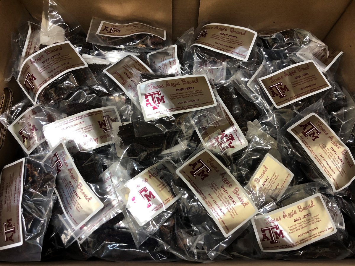 Cyclotron Institute (@tamucyclotron) on Twitter photo Thanks to the Rosenthal Meat Science & Technology Center for helping us bring a little taste of Aggieland to our Low Energy Community Meeting 2025 swag! For more on this nationally famous campus classic, check the link below:
meat.tamu.edu/rosenthal-meatā¦
#BeefJerky #AggieMeat #GigEm Thanks to the Rosenthal Meat Science & Technology Center for helping us bring a little taste of Aggieland to our Low Energy Community Meeting 2025 swag! For more on this nationally famous campus classic, check the link below:
meat.tamu.edu/rosenthal-meatā¦
#BeefJerky #AggieMeat #GigEm