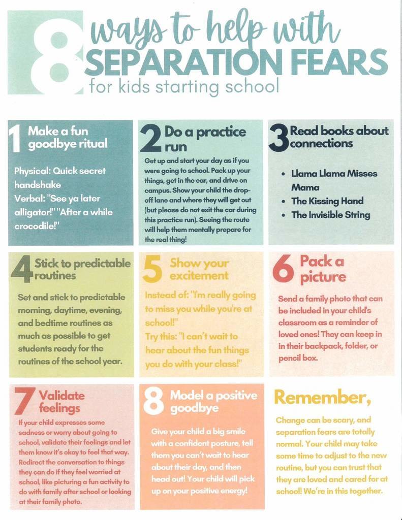 HighlandElemen5's tweet photo. Day two at Highland is in the books. We know school can be a little hard to come back to. We are sharing with you a handout with ways you can help your child adjust to the new school routine. https://t.co/F1rylx7l2T