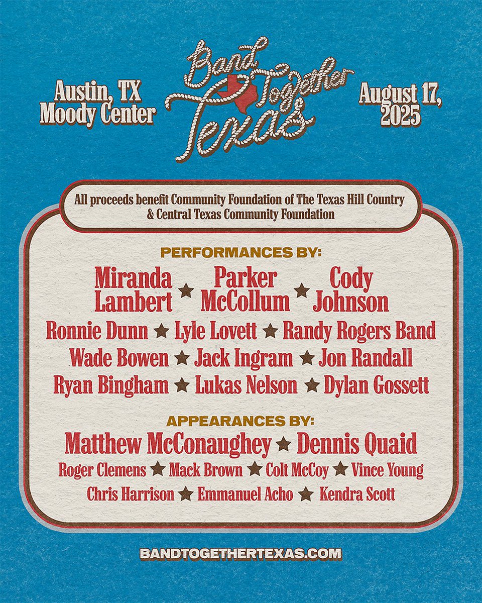 Big voices. Bigger hearts. 💛🎤

Tune in tonight at 8pm ET on iHeartCountry for #BandTogetherTexas.

Listen here: ihr.fm/iHeartCountryX