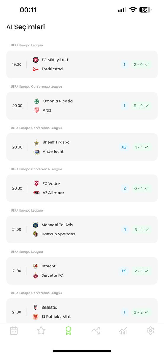 Bugün oynanan avrupa maçlarında 12/14 ✅ doğru tahmin! 🎯

%86 başarı oranı! 🚀

Ücretsiz tahminler için hemen takip et!

Sende Stakegoal indir ve hemen kazanmaya başla! 🎉

🔗İOS https://t.co/F0oFRcpPGe

18+ | Sorumlu bahis https://t.co/gHiWGZE749