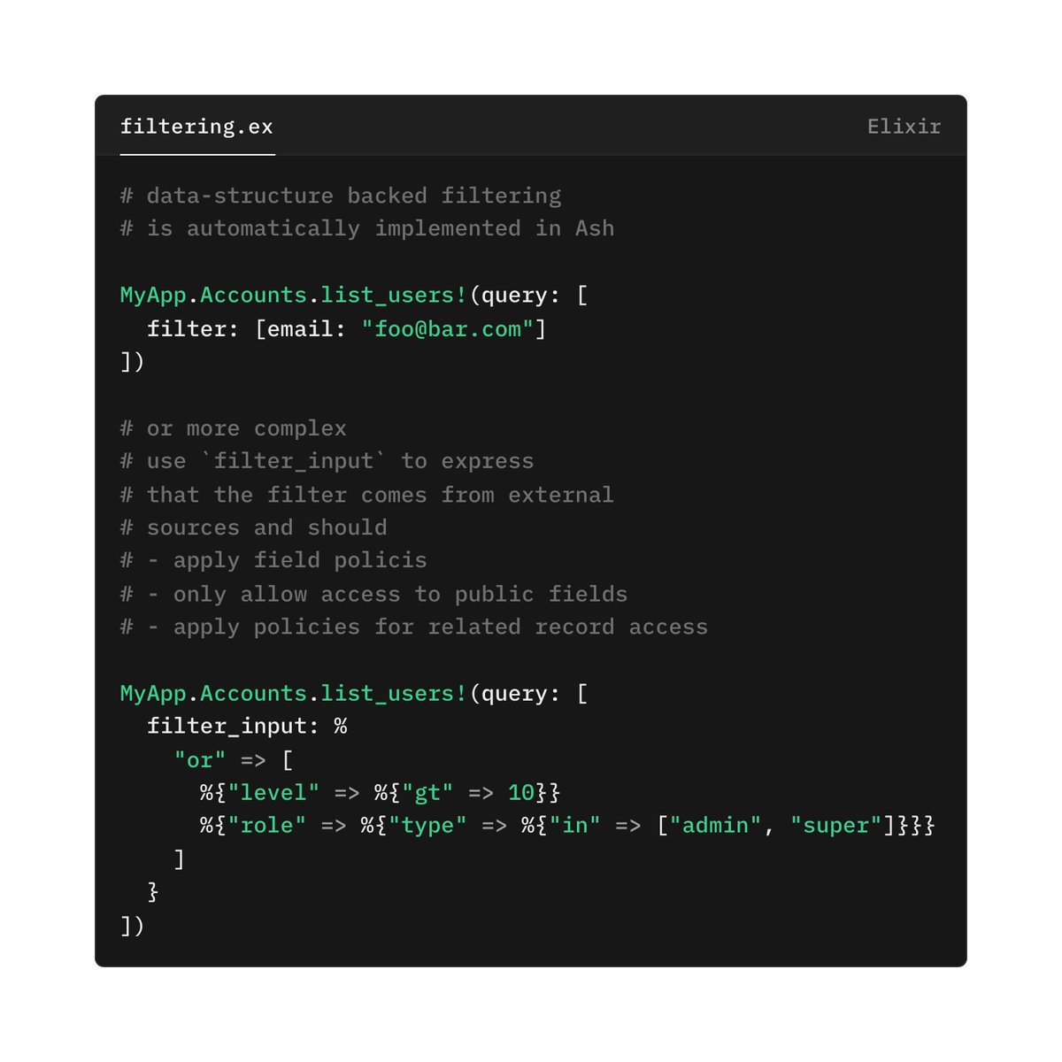 AshFramework's tweet image. Just one example of something you get for free w/ #AshFramework #ElixirLang ❤️