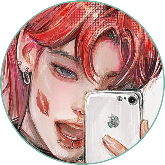 ˖ ࣪ ⊹  (💋) matching icons .ᐟ
ෆ mira × abby ෆ
⤷ art by: hyunpeach_ on ig 
#KPOPDEMONHUNTERS #mirabby
