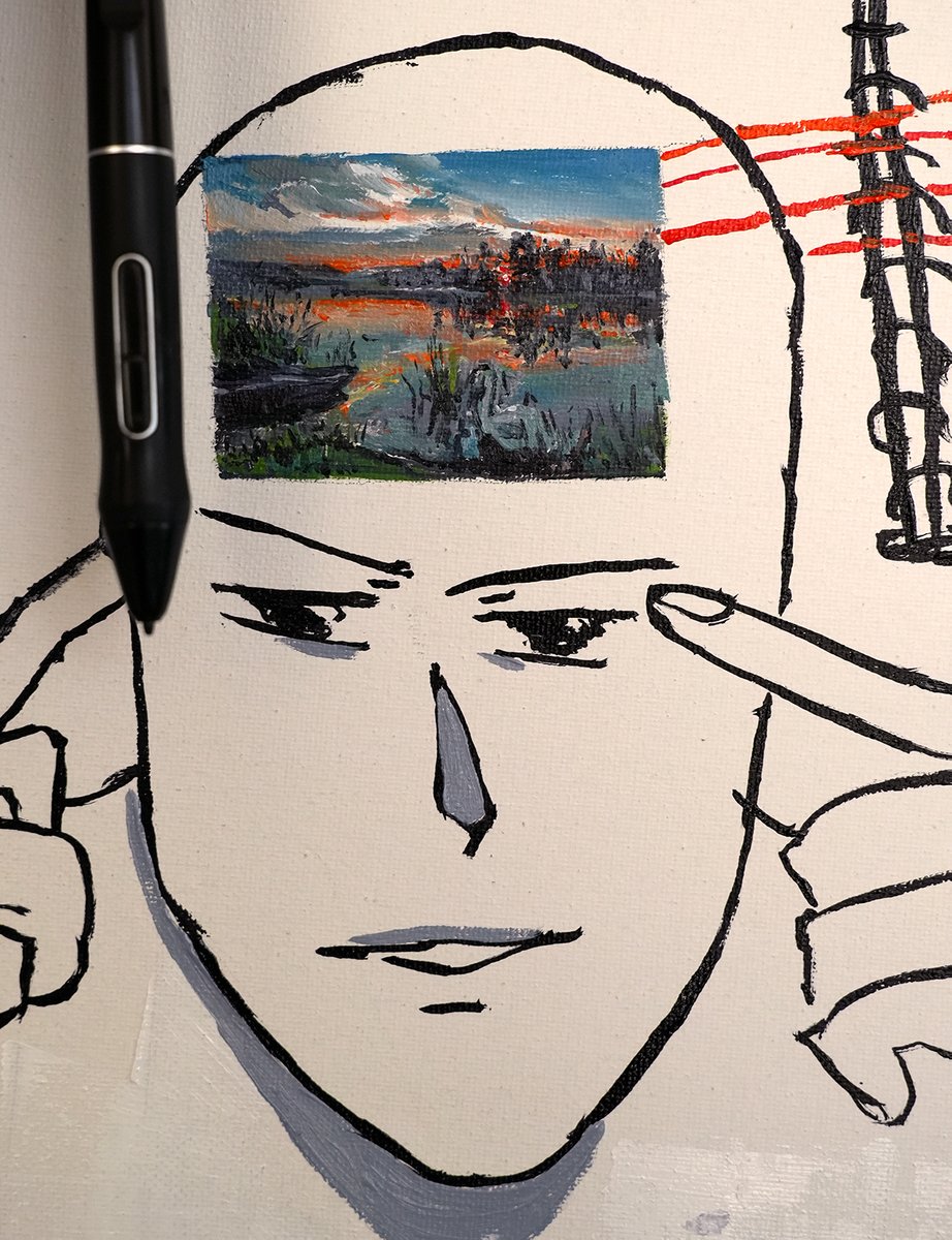 11x14inch oil on canvas, alla prima. pen for scale, please enjoy.