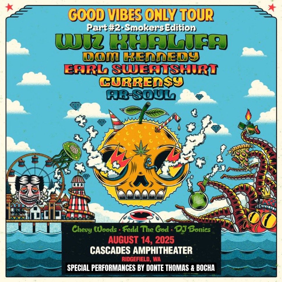 rocking with <a href="/DJBonics/">DJ BONICS</a> 2nite for the conclusion of the Good Vibes Only Tour

aye <a href="/BochaTheGrape/">Bocha The Grape</a>, what we doing?! 
🍇🍎