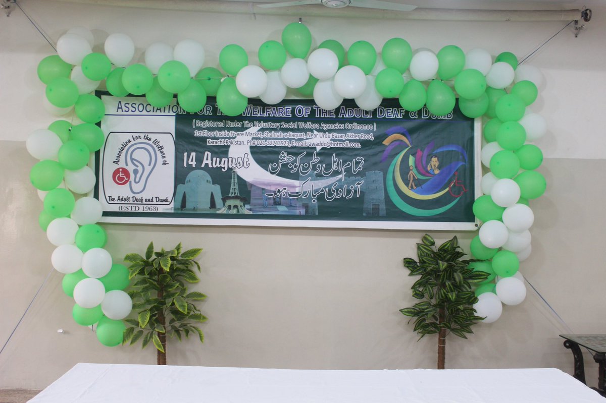 awad_deaf1963's tweet photo. 🇵🇰 AWAD Celebrates Pakistan’s 78th Independence Day! 🎉 with over 150 deaf members, our dedicated Managing Committee, and esteemed guests. The event was filled with inspiring speeches, bonding, and advocacy- ending with a cake-cutting ceremony 🎂 and a delicious Haleem lunch 🥘💚 https://t.co/l9EY68eosx