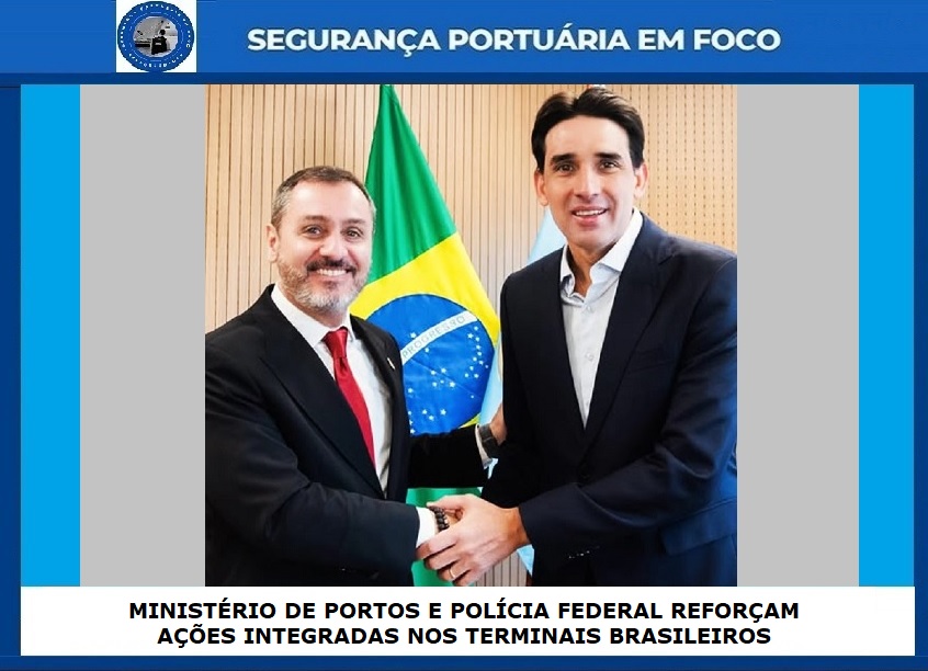 SEGPORTEMFOCO's tweet photo. MINISTÉRIO DE PORTOS E POLÍCIA FEDERAL REFORÇAM AÇÕES INTEGRADAS NOS TERMINAIS BRASILEIROS
Parceria fortalece o combate ao crime organizado e amplia a proteção das instalações 
#mport #policiafederal #pf #portosdobrasil #talhamar #ispscode #ISPS 

Link:
https://t.co/qZKmGgZNm9 https://t.co/AklR9hdXZ3