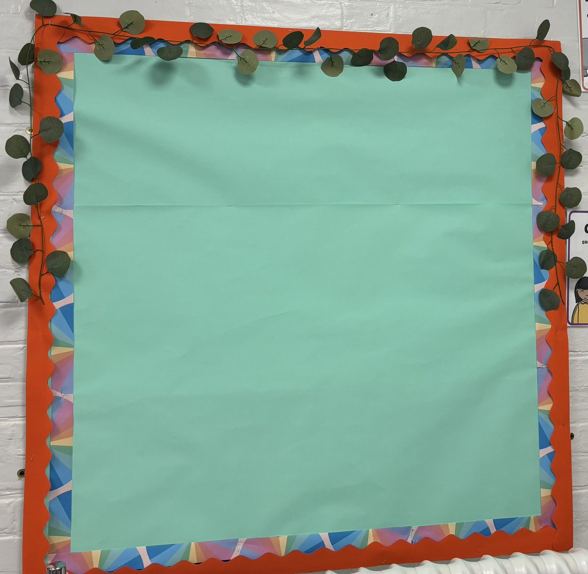 my new display board in my classroom is lowkey TLOAS coded w the mint and orange…gotta have a subtle reference to mother #TS12 #TLOAS