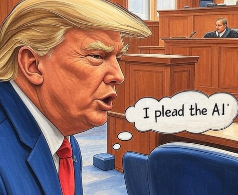 Ina_88's tweet photo. @elonmusk Trump is all in on AI because this is his saviour. He knows if he waits a bit longer, he will never have to admit to any video that resurfaces in the future. "It's AI" is the court term of tomorrow - it will be a term reserved for the rich at the very beginning, but it will work. https://t.co/NYAnBcbOa1