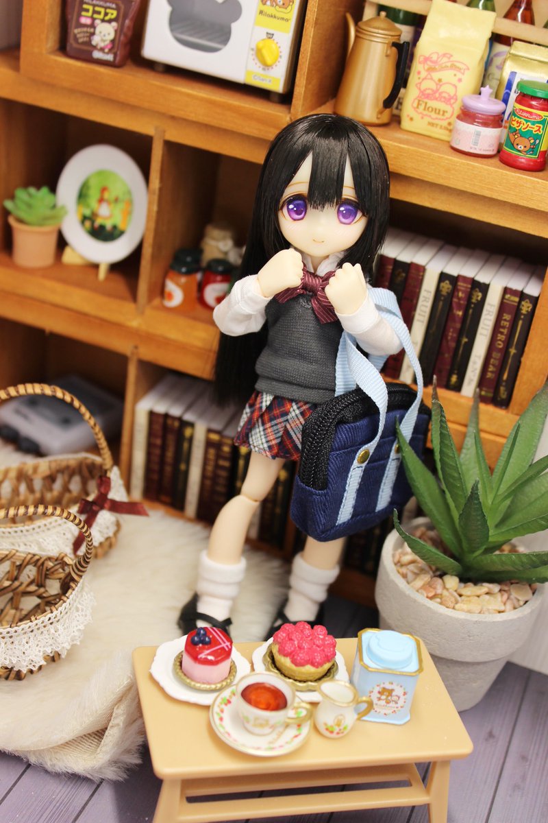 おはようございます☀

さっき撮ったやつ。
みっちゃんのキャラには合わないのは分かってるけどルーズソックスはいてほしい

#君影草DOLL　 #うちのこかわいい