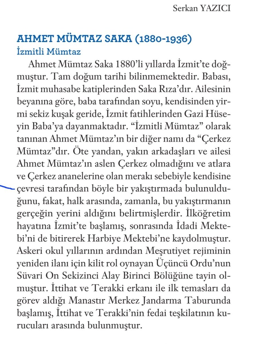 Çoğu yanlış. 

Şükrü Oğuz Burdur'lu ve Sarikeçeli aşiretindendir.
Sapancalı Hakkı Halep'den gelme Türkmenlerden.
İzmitli Mümtaz da soyu İzmit'i ilk fetheden Türkler'e dayanıyor.
Yine aynı şekilde Süleyman Askerî Bey de çerkes değil.