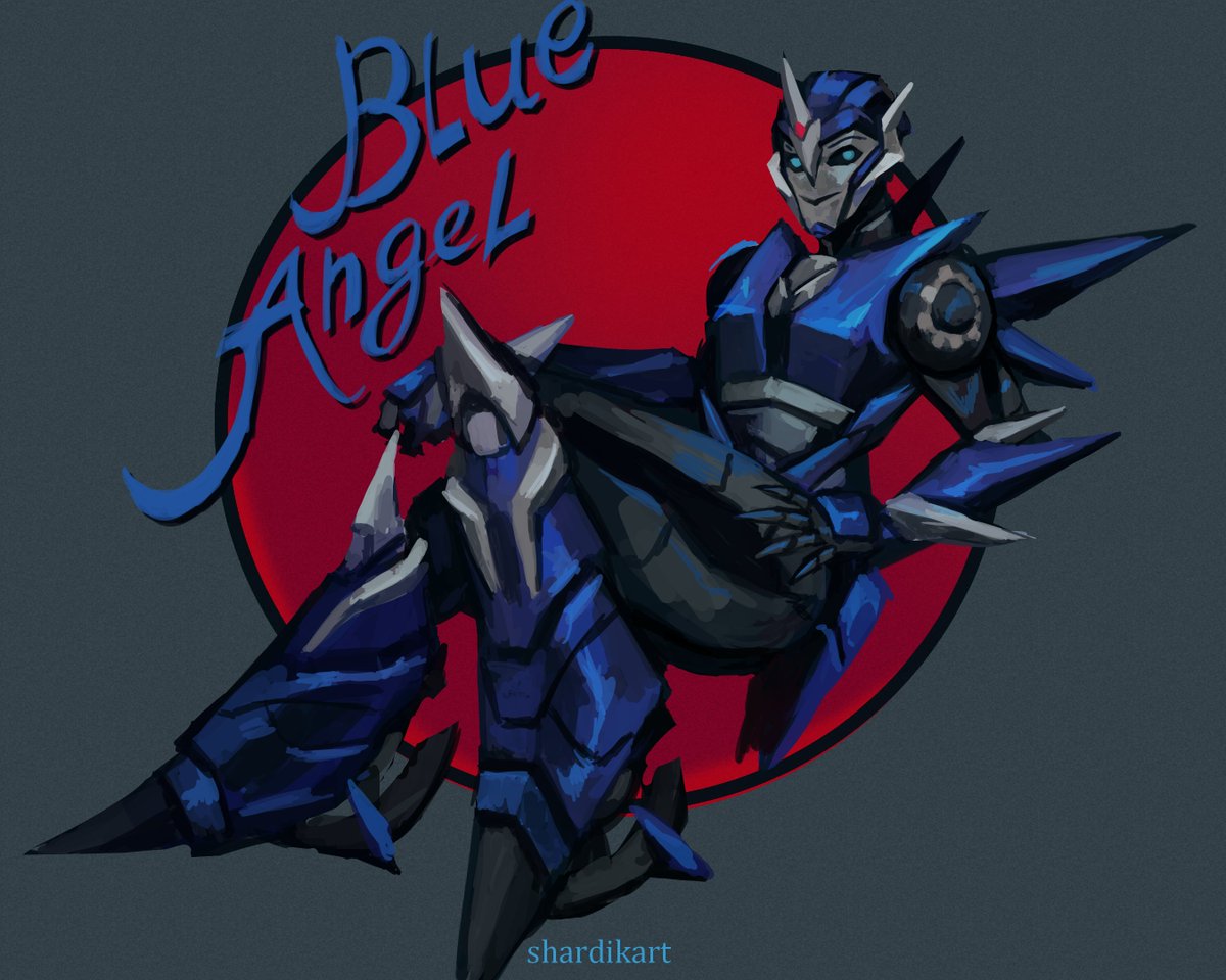 arcee the blue angel #transformers #Maccadam