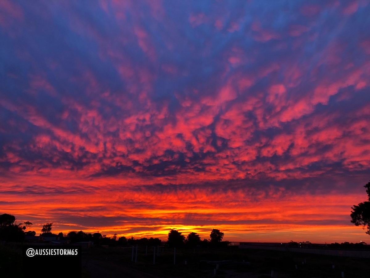 aussiestorm65's tweet image. Sunrise - Friday 15th August 2025

Awesome start to the morning, before the weather takes a turn later today. @StormHour 
#sunrise #VicWeather #StormHour #Geelong #janesweather #nofilter #winter