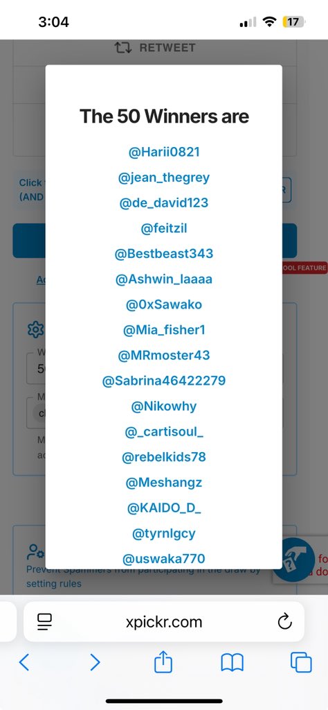 ChessDaoo's tweet photo. Congrats Winners  @Harii0821 @jean_thegrey @de_david123 @feitzil @Bestbeast343 @Ashwin_laaaa @0xSawako @Mia_fisher1 @MRmoster43 @Sabrina46422279 @Nikowhy @_cartisoul_ @rebelkids78 @Meshangz @KAIDO_D_ @tyrnlgcy @uswaka770 @Aki11i1 @jiosh__ @messi7656 @lucifersoull @notoutforever @notsochill_ace @AloneBo18095510 @nil07318572 @gelamkhan6 @oy3_sol @BouyaHMC @airdropcityyy @SUPJason7 @Pirlo2376746303 @IvKirill92313 @iel_sol @beraboi___ @juan3121z @RonaldoR9130729 @ayomide22_ @ukengf2024 @SOlokid434 @VortexWeb6 @machi_exe @Erin4356 @Truewarrior653 @404_DxD_ @yutaaio @Habibifear @neymar008180377 @revelrolls @Gracious_A_Lady @hlanhtet862 

Dm SOL address.
Deadline: 12 hrs.

https:// xpickr. com/ draw/1755205367402 /winners 
Space
