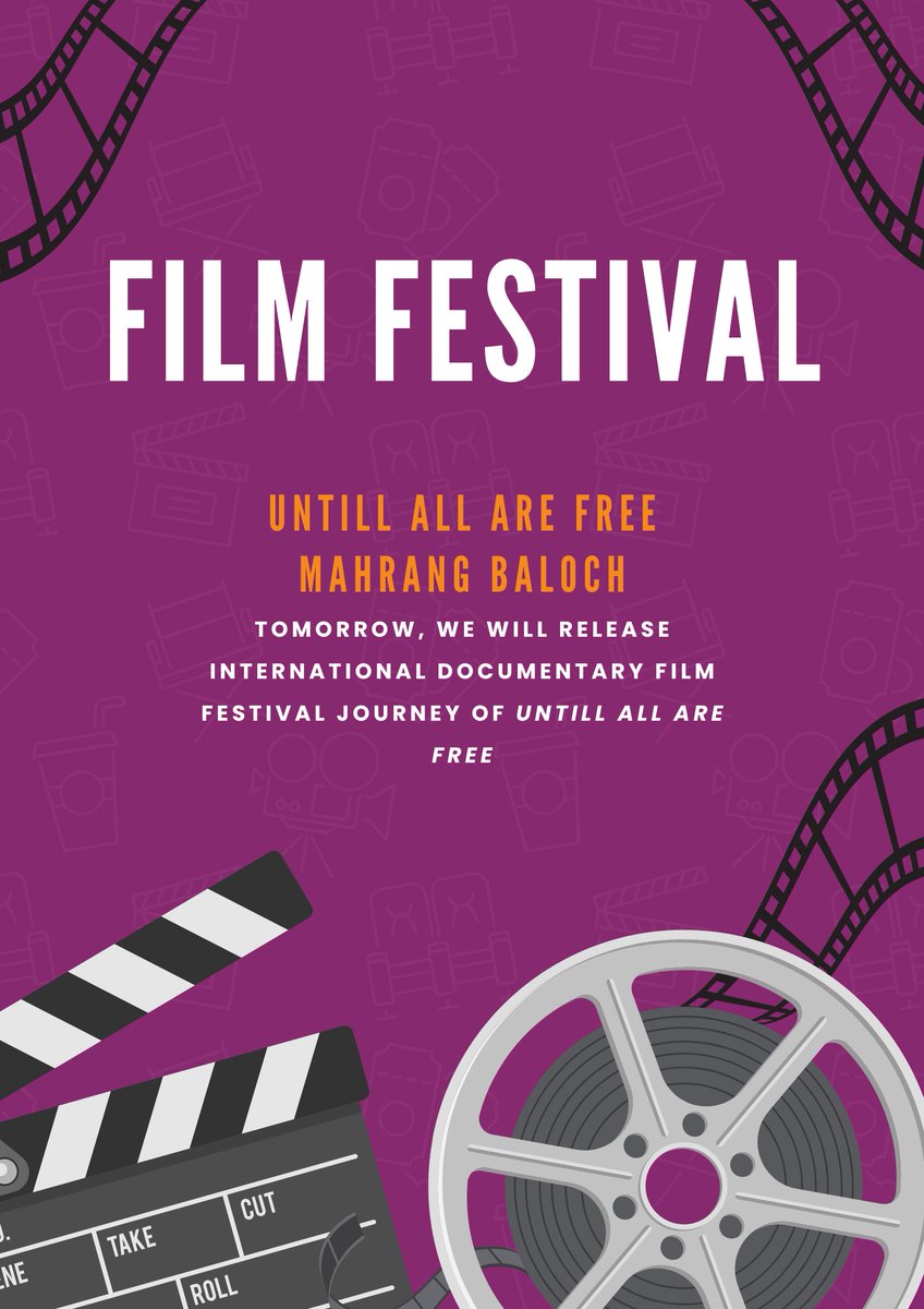 Follow us! International Festival Journey of Mahrang Baloch Documentary starts soon. 
<a href="/MahrangBaloch_/">Mahrang Baloch</a>  <a href="/SammiBaluch/">Sammi Deen Baloch</a>