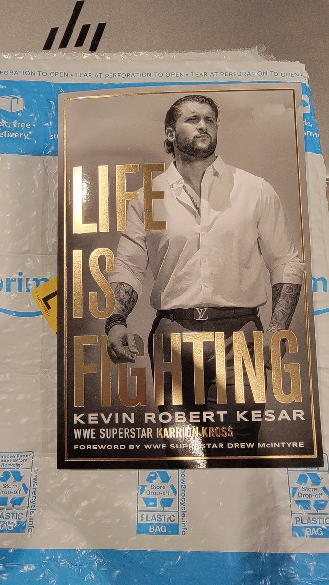 TeamHolgate's tweet photo. I'm not much of a reader, but today I received my copy of Life Is Fighting written by @realKILLERkross. Looking forward to reading all of the stories he shares! Seems like a genuine good dude and I hope he &amp; Scarlett are back in the spotlight again very soon! Tick tock! ⏳⌛ https://t.co/E5cl00bT2F