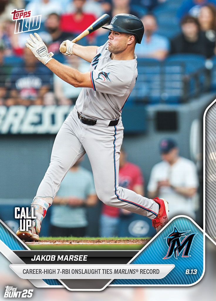 ⚾ TOPPS NOW: Holliday hits his first walk-off while Marsee ties the Marlins' RBI record! #BUNT25 #Birdland #MarlinsBeisbol 

🗞️ More: buff.ly/EZ7CwEL