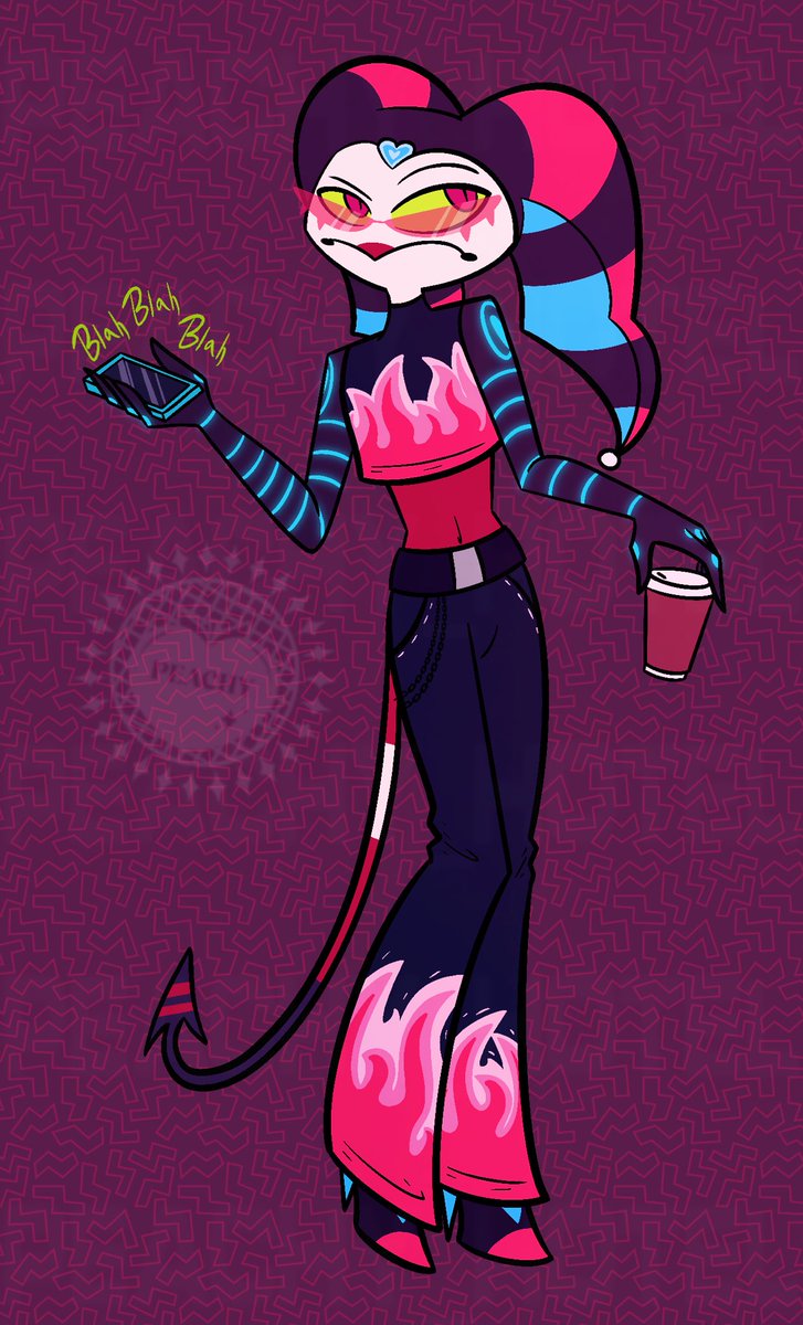 peachy_hotel's tweet photo. Remember kids, don’t answer work calls on off days!
Fizz was the first character that I ended up loving in Helluva Boss
#HelluvaBoss #HelluvaBossFanart #HelluvaBossFizz #Hellaverse #Vivziepop #Fizzarolli https://t.co/ePP48XRL7v
