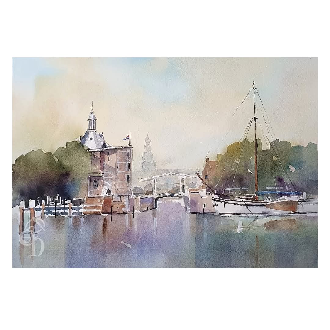 Enkhuizen met Drommedaris

Block Millford 300 grams cp

#WatercolourPainting #WindmillArt #BritishCountryside #PleinAirPainting #WatercolorLandscape #MillfordPaper   #atmosphericwatercolour #LandscapeArt #Aquarelle

<a href="/StCuthbertsMill/">St Cuthberts Mill</a>
Princeton Artist Brush
Industria Maimeri