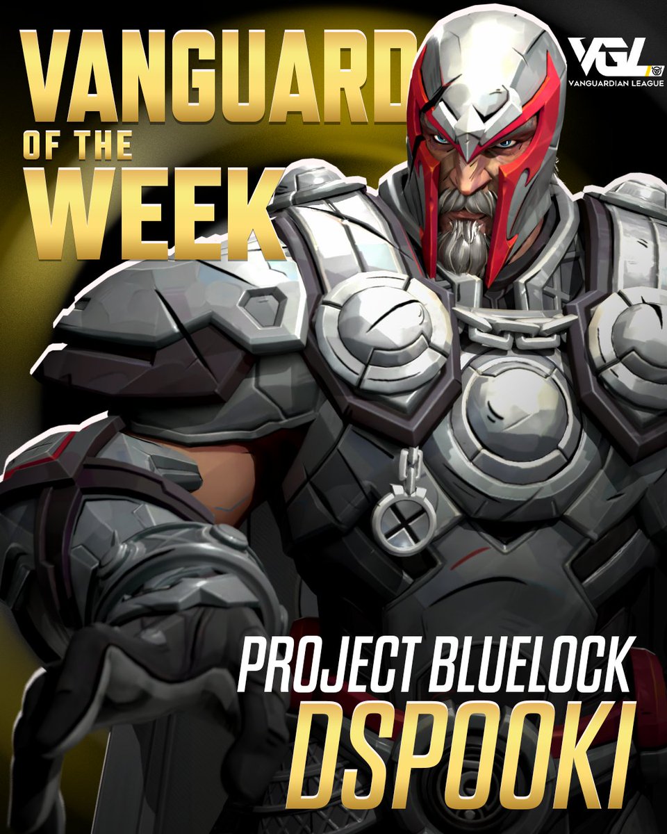 🌲 VANGUARD OF THE WEEK 🌲

 Player: dspooki (<a href="/dspooki9/">dspooki</a> )
 Team: Project Bluelock (<a href="/BlueLockMR/">Project Bluelock</a>)

Unmovable. Unshaken. Unreal.

dspooki put on a masterclass this week, anchoring Project Bluelock’s frontline with:

🛡️ 262,000+ Damage Blocked
💥 140,000+ Damage Dealt
💀 121 Total