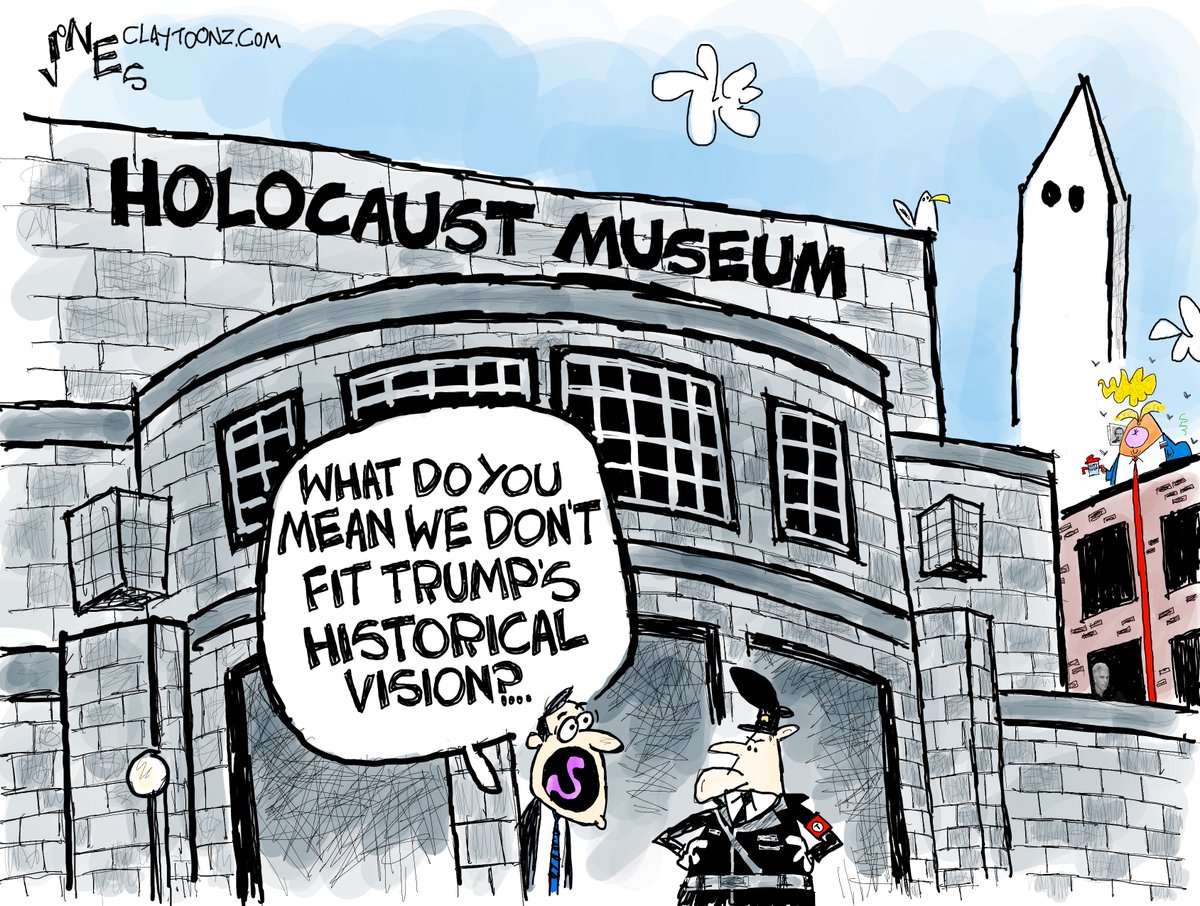 Fascists rewrite history. #HistoricalVision #TrumpHistory #HolocaustMuseum #Smithsonian