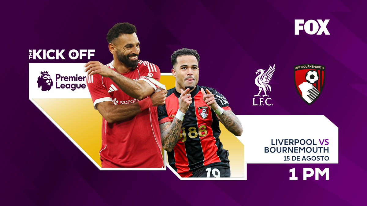 Caliente TV (@somoscalientetv) on Twitter photo ¡La espera se acabó!⏳👊
Mañana no te pierdas el inicio de la #PremierLeague en FOX: <a href="/LFC/">Liverpool FC</a> vs <a href="/afcbournemouth/">AFC Bournemouth 🍒</a>
👉Encuentra FOX, sin costo, dentro de Tubi, del 4 al 31 de agosto. ¡La espera se acabó!⏳👊
Mañana no te pierdas el inicio de la #PremierLeague en FOX: <a href="/LFC/">Liverpool FC</a> vs <a href="/afcbournemouth/">AFC Bournemouth 🍒</a>
👉Encuentra FOX, sin costo, dentro de Tubi, del 4 al 31 de agosto.
