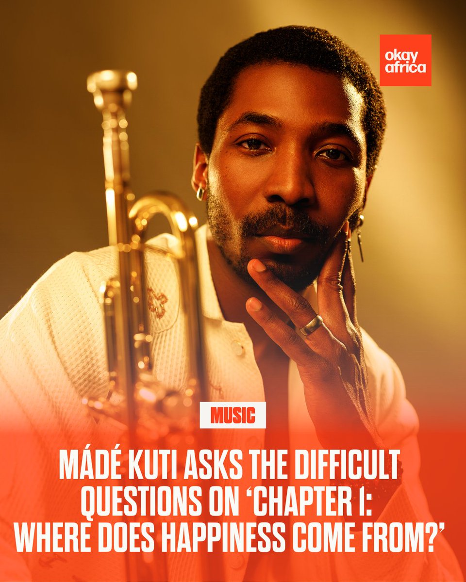 🇳🇬🎶 Mádé Kuti’s 'Chapter 1: Where Does Happiness Come From?' asks life’s big questions through a soulful blend of Afrobeat's traditional qualities and contemporary elements 🔥

Read about it here: bit.ly/45OPYKb
✍🏾: <a href="/esomnofu_e/">Ichiban</a> 
#OKA15488