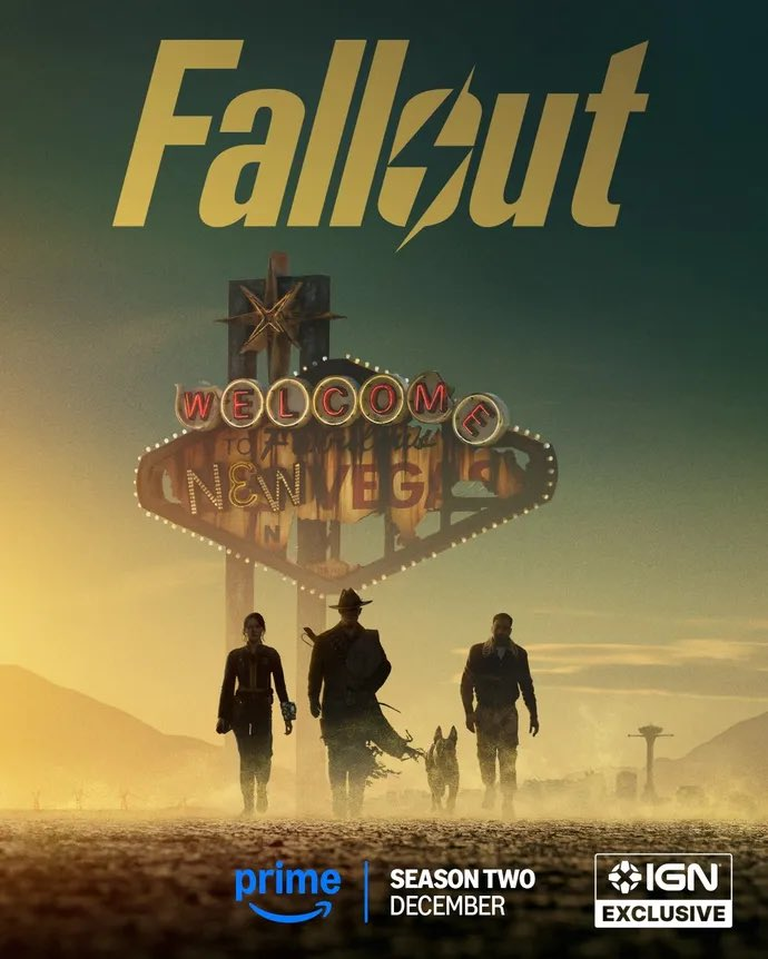 Poster da segunda temporada de Fallout.