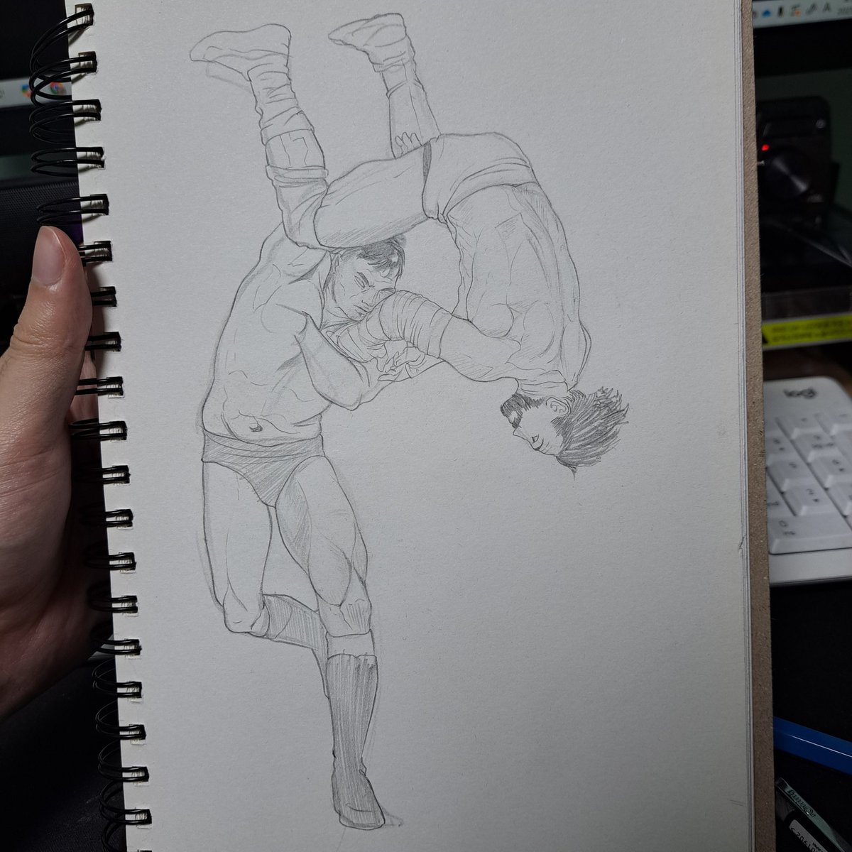 프로레슬링 드로잉