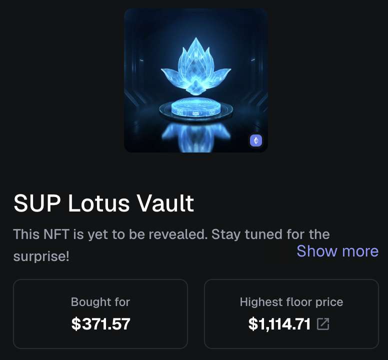 QuesLaQuex's tweet photo. Grateful to @MindfulMarketOG and my @artofbeing777 family for the opportunity to mint @sup_foundation Lotus Vault LFG 🔥🔥🔥🔥🔥
👁️ #ArtofBeing https://t.co/CJGsO8BRsk