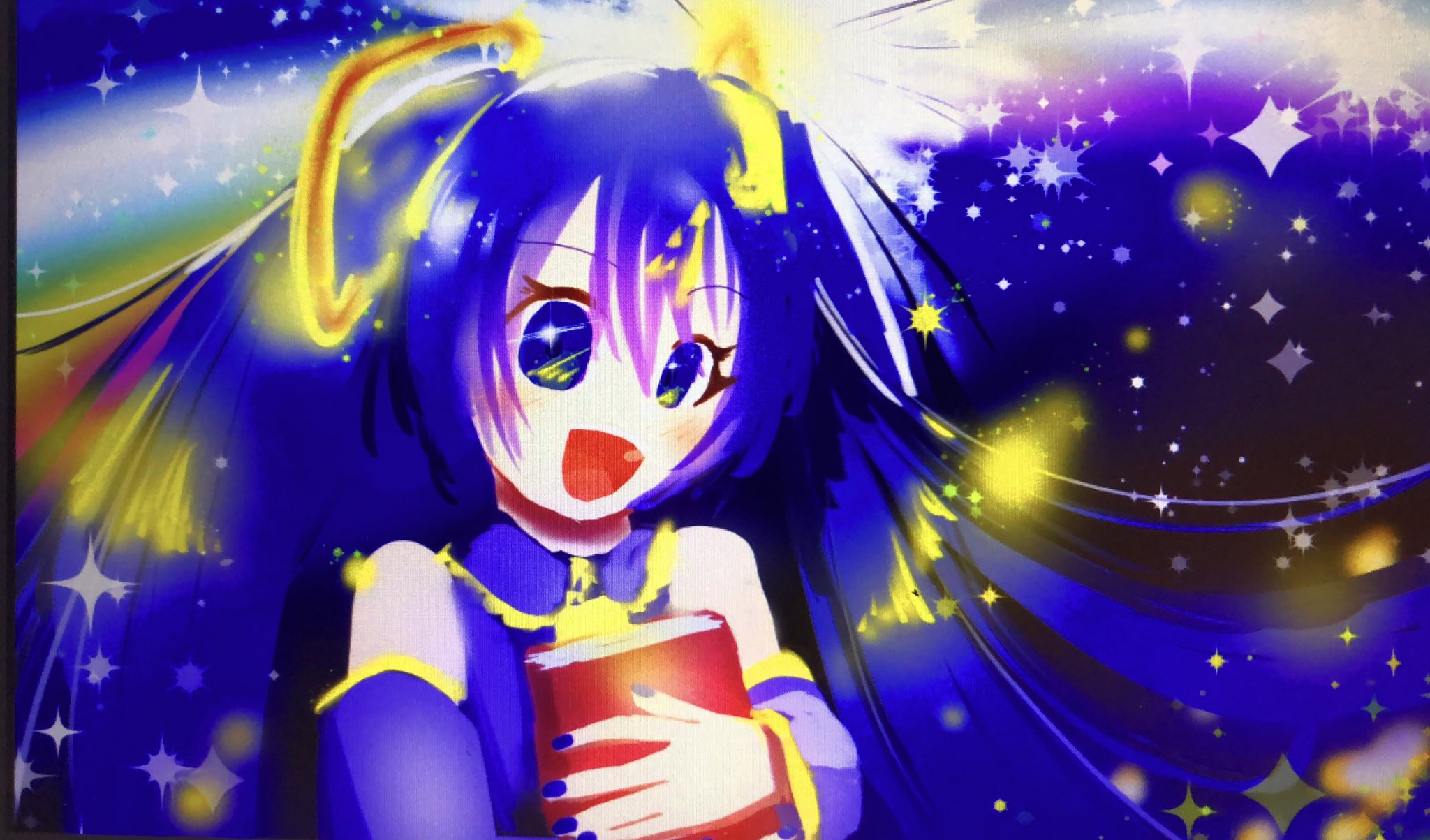 ミラーにかかれたイラスト Japanese Professional Illustrator Teaches You How to Express