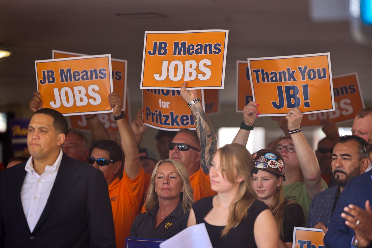Today, I’m signing a package of legislation that protects Illinois workers from the Trump administration’s assault on labor.

We're restoring the hard-fought protections that Trump and Congress are trying to destroy — it means he can't take these rights away from our workforce.