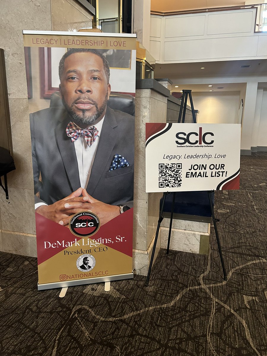 UrbanEdgeTv's tweet photo. We’re on hand for the SCLC National Convention in Atlanta! There’s so much history and legacy here and UEN is proud to be a sponsor. Dr. King’s vision legacy is in tact! https://t.co/YeQtRvaIIc