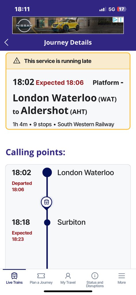 bfeelthelove's tweet photo. @SW_Help what happened to this train was on the platforms at Waterloo and it was not announced and left? Which platform leave from? https://t.co/xClGOL6zsR