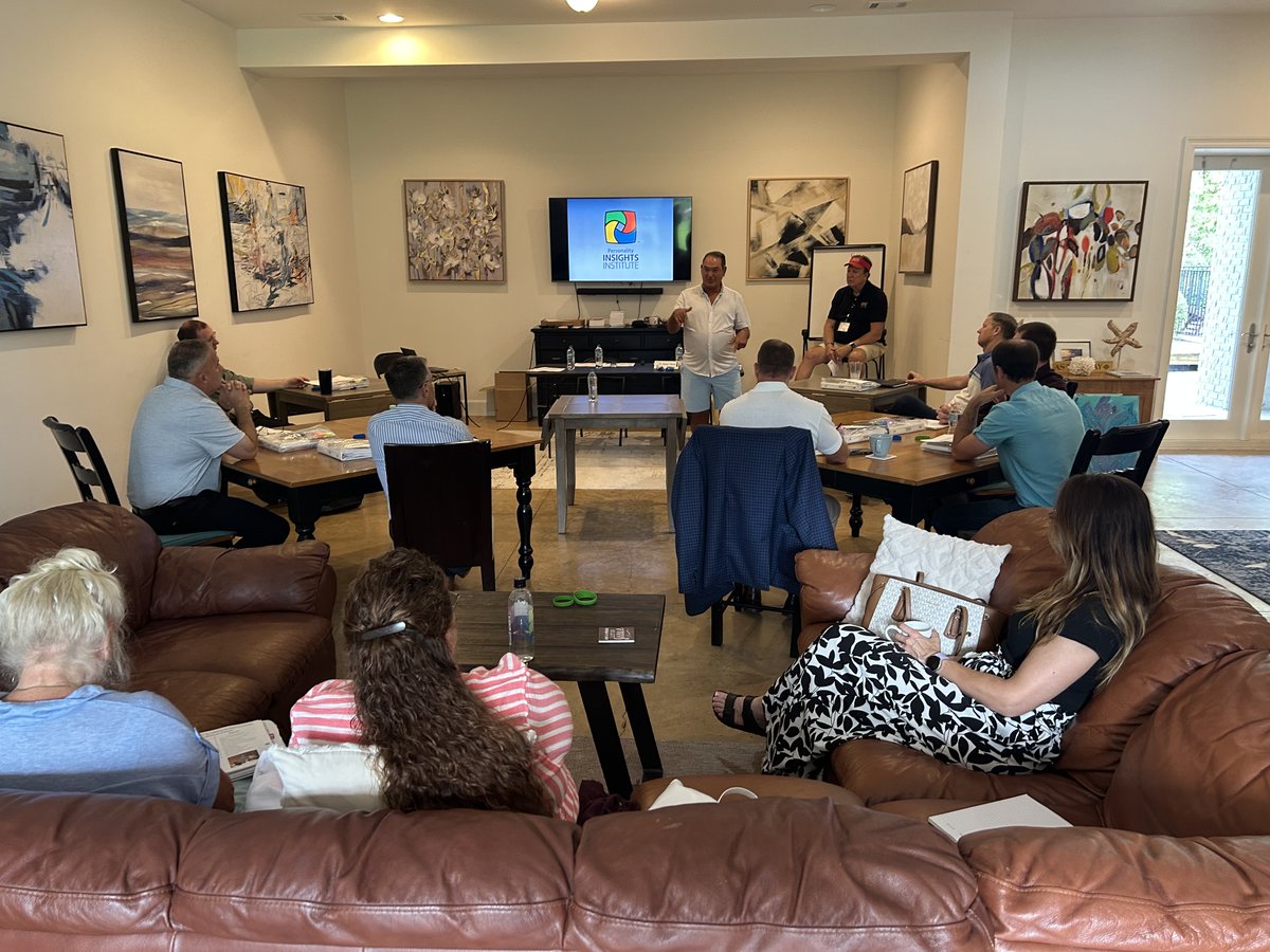 HowardPartridge's tweet photo. Just wrapped up another phenomenally successful mastermind at The Noble House! 

DISC Level 3 with Dr. Robert Rohm and WOW what a special event! These students learned how to share effectively from the front of the room and it was soooo good! https://t.co/iS8SwIPwaP