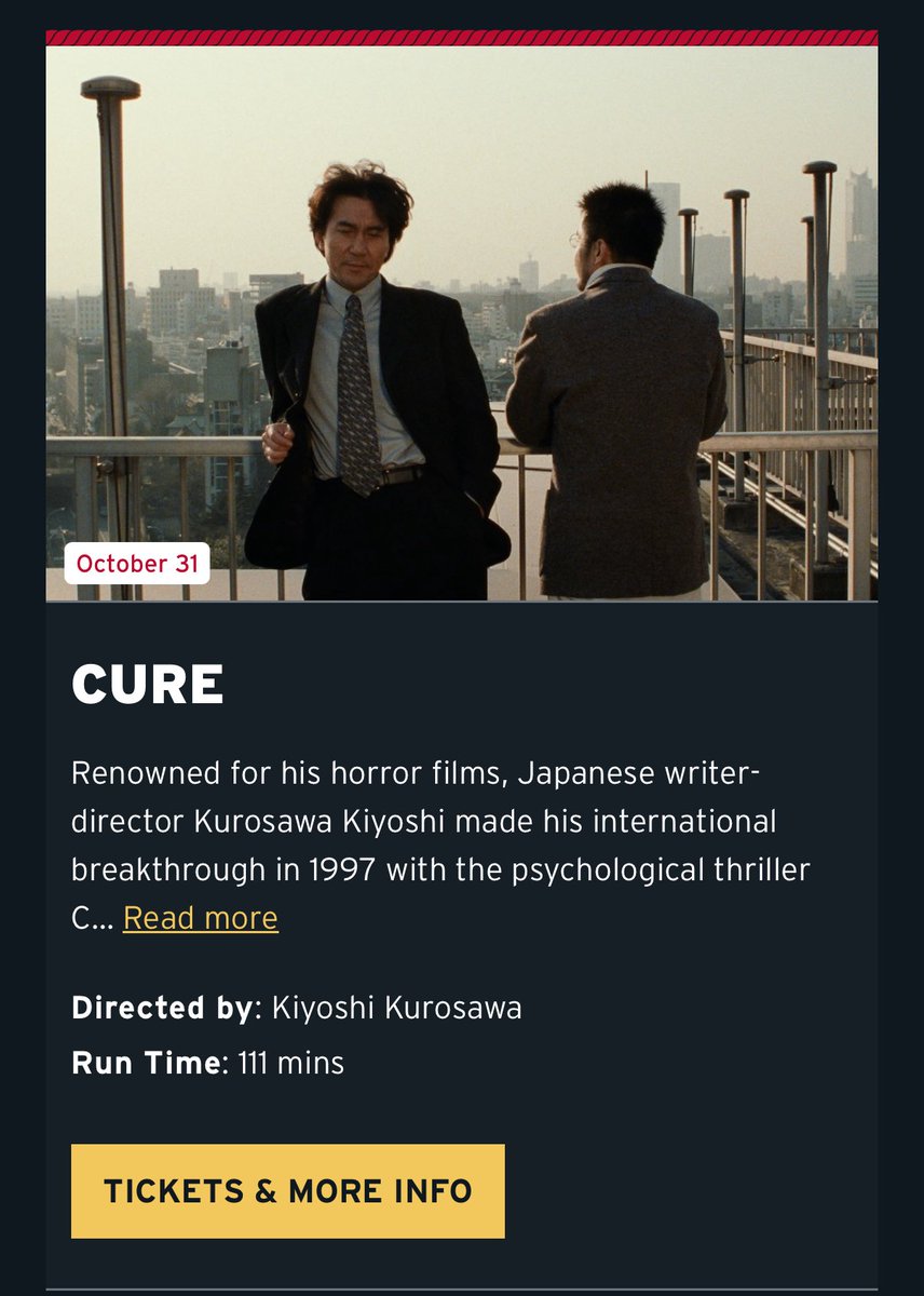 Another killer lineup for <a href="/musicboxtheatre/">Music Box Theatre</a>  horror movie lineup for October! Selected favorites pictured