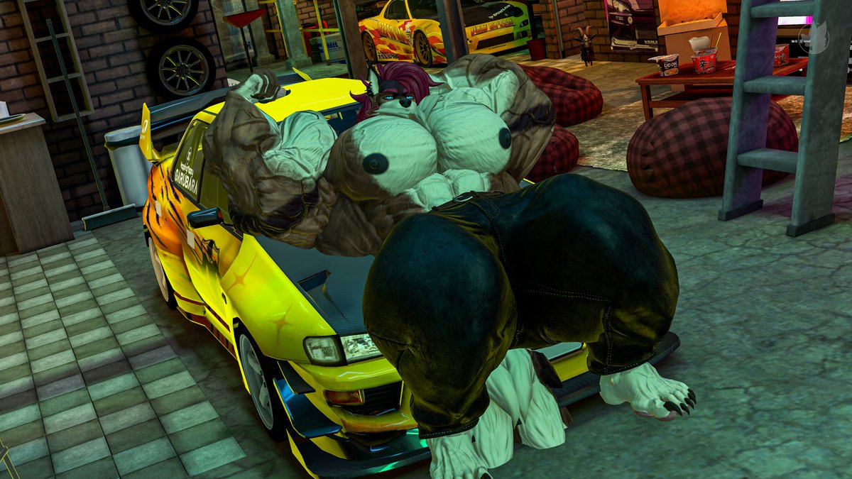 Don't mind me, I'm just testing the suspension on this beast. I can put on a show for ya if you want~