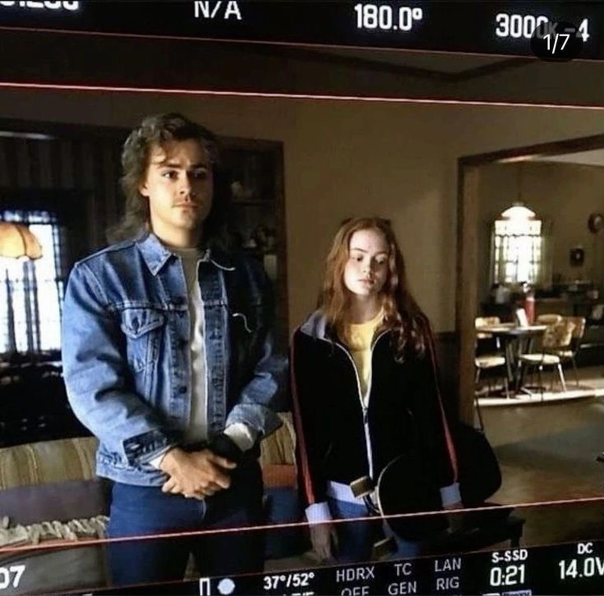 Dacre and Sadie behind the scenes of season 2 🎬