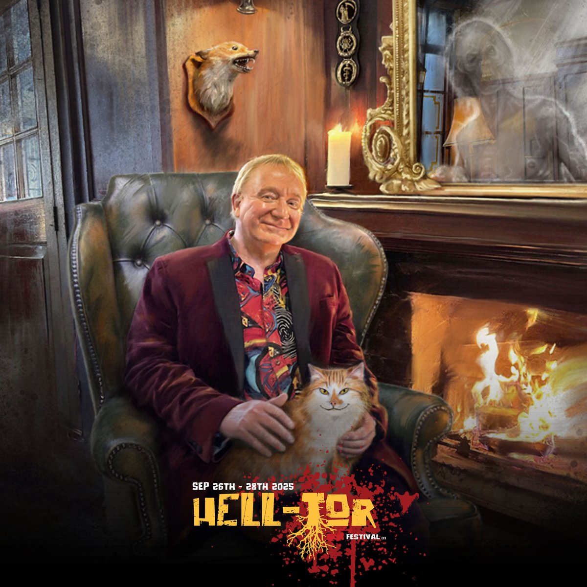 CarrionScreamin's tweet photo. Writer, comedian and impressionist STEVE NALLON (Spitting Image) has joined this year's HELL TOR FESTIVAL for a special reading of his 'ghost stories'!
Tickets - https://t.co/FdSB1Oyvpz
#helltor https://t.co/PocnpEBwDD