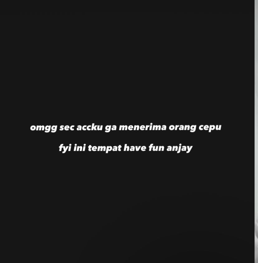 haipaaa__'s tweet photo. kek dia yanh salah yaa ngapain dia yang koar koar nyebar aib orang😓 https://t.co/wdBhQAYGt3