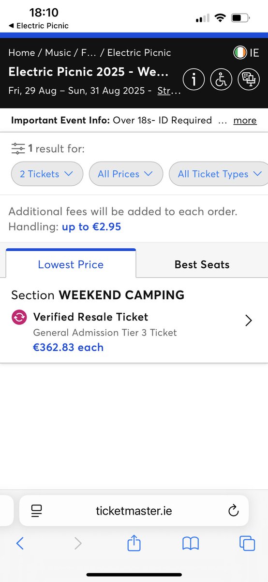 breda_mcc's tweet photo. @TicketmasterIre @Ticketmaster this keeps happening every time I try to get these tickets https://t.co/LAc7xM1xSi
