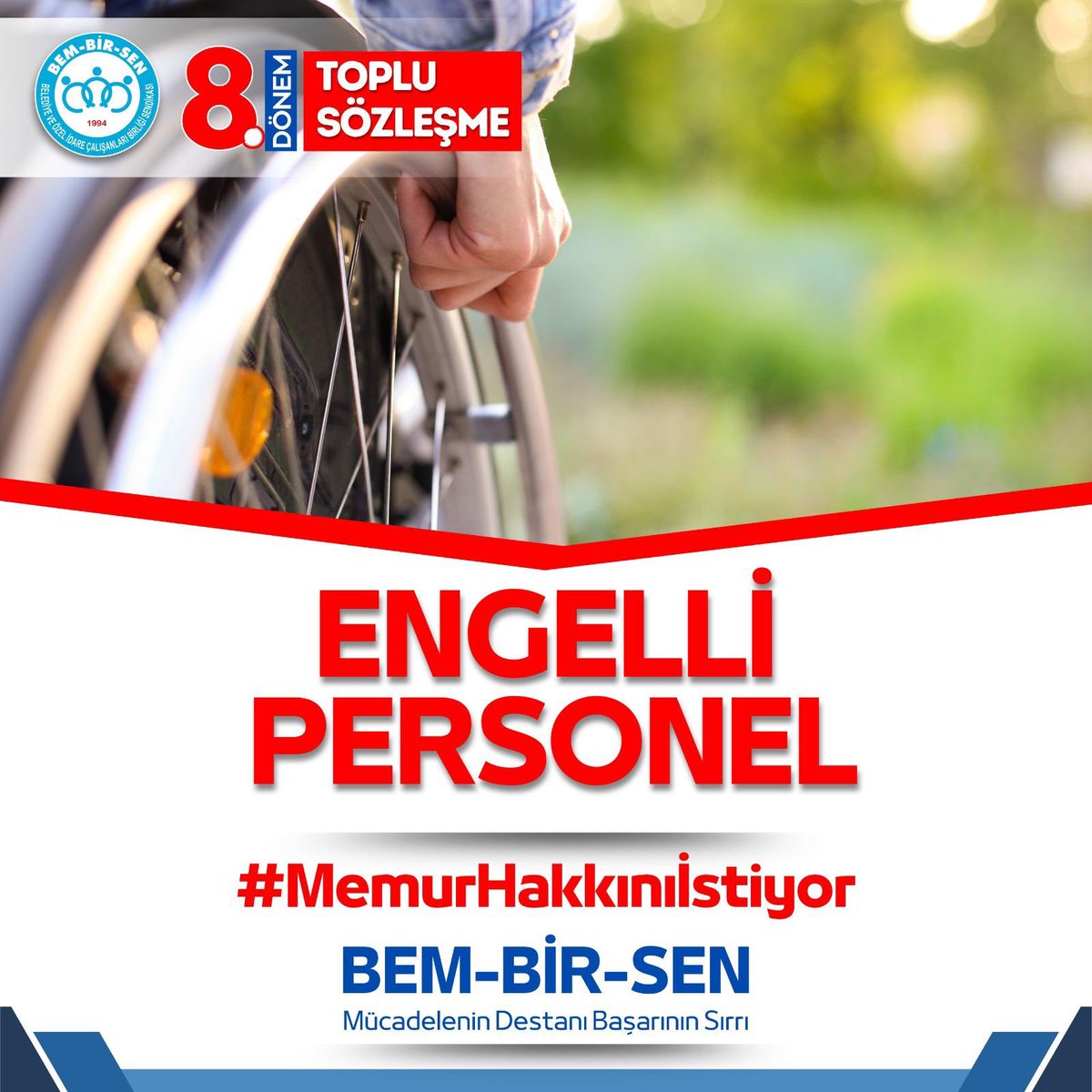 bemknyeng21's tweet photo. #TeklifYenilensin

Engelleri Aşmak İçin
#MemurHakkınıİstiyor https://t.co/F9mfFGdLbx
