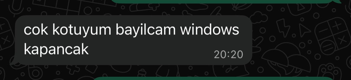 Çalışırken bizim cv