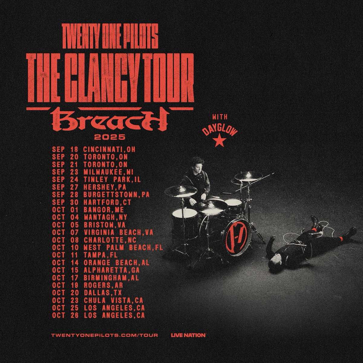 Dayglow (@dayglowband) on Twitter photo So stoked to join <a href="/twentyonepilots/">twenty one pilots</a> on tour this fall. Been a fan of theirs forever and can’t wait for these shows! Tickets still available for now so head to the link below and I’ll see you there ⭐️⭐️⭐️ dayglowband.com/tour/ So stoked to join <a href="/twentyonepilots/">twenty one pilots</a> on tour this fall. Been a fan of theirs forever and can’t wait for these shows! Tickets still available for now so head to the link below and I’ll see you there ⭐️⭐️⭐️ dayglowband.com/tour/
