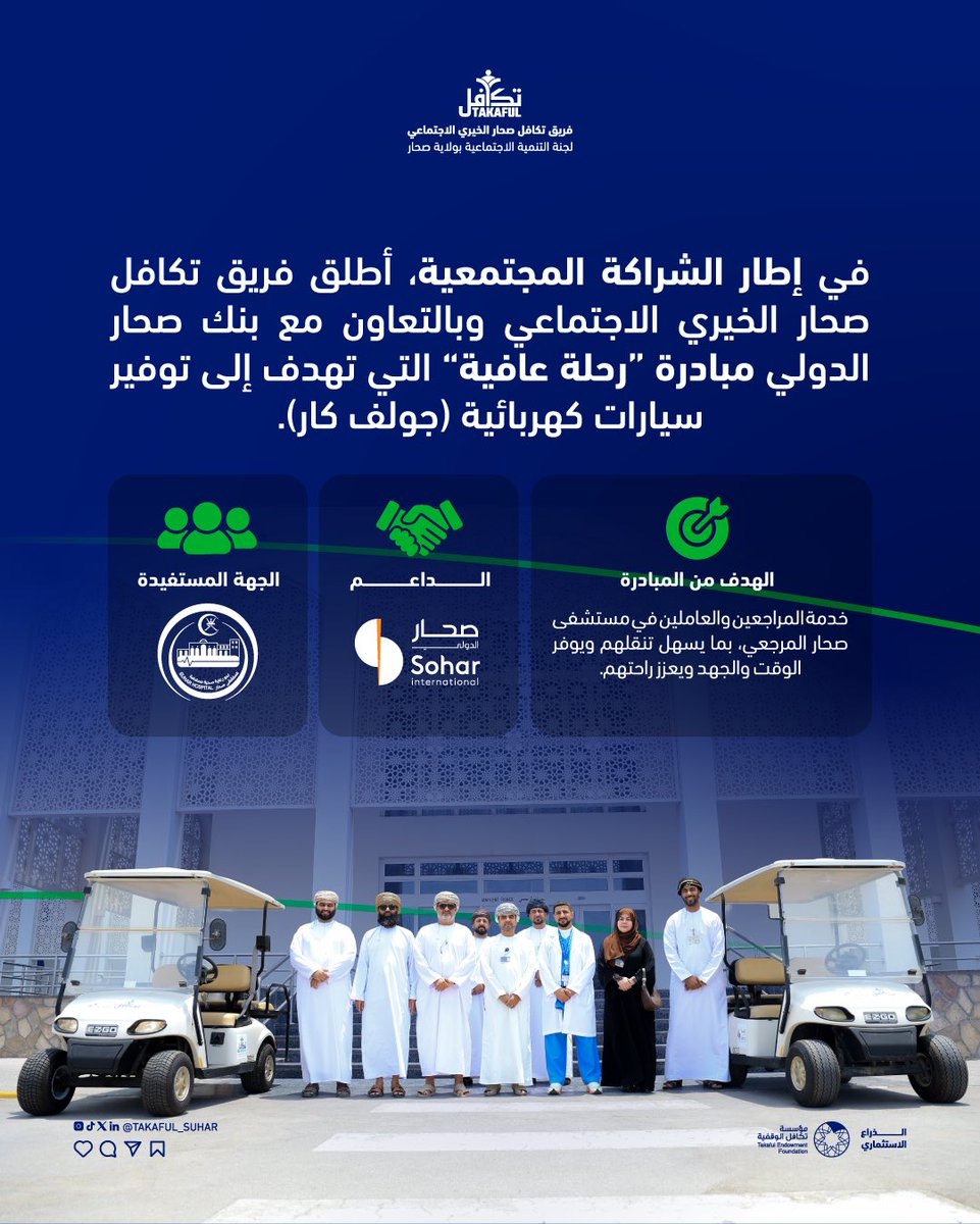 فريق تكافل صحار التطوعي tweet media